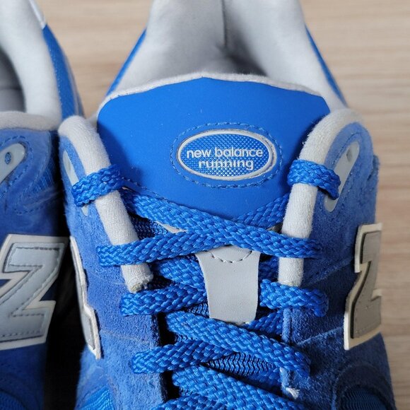 New Balance 2002R Shoes Mens Size 9.5 Blue Suede Mesh Running Sneakers M2002RHU - Picture 4 of 9